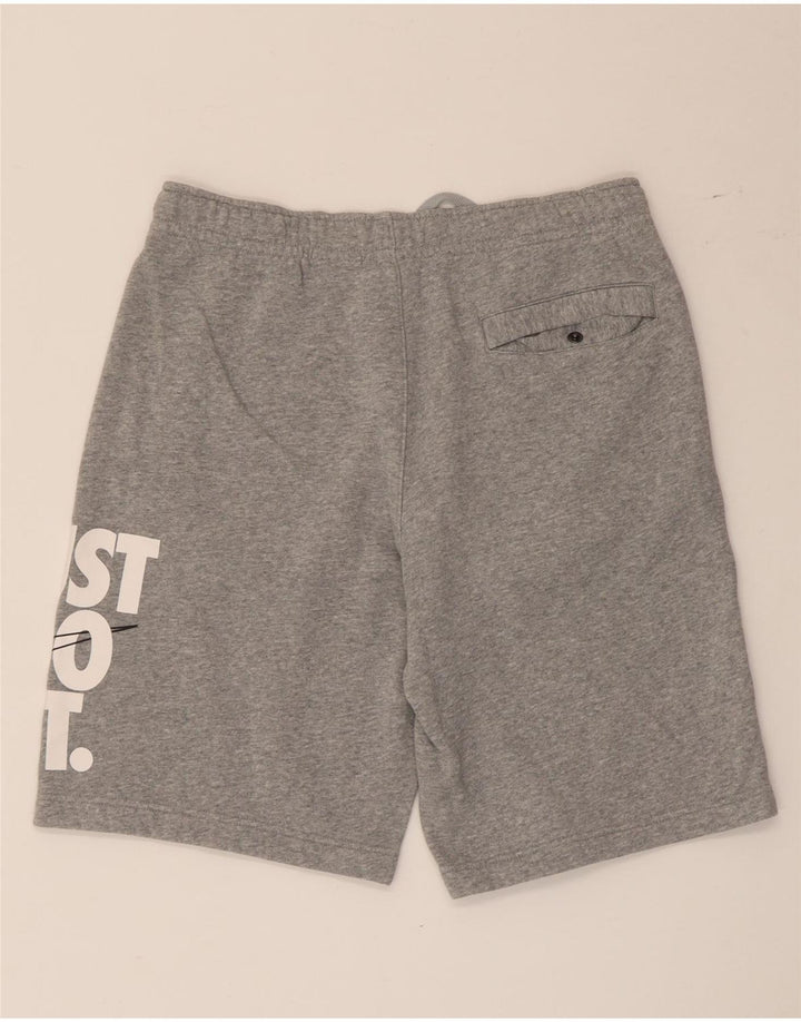 Shorts esportivos gráficos masculinos Nike cinza médio manchado
