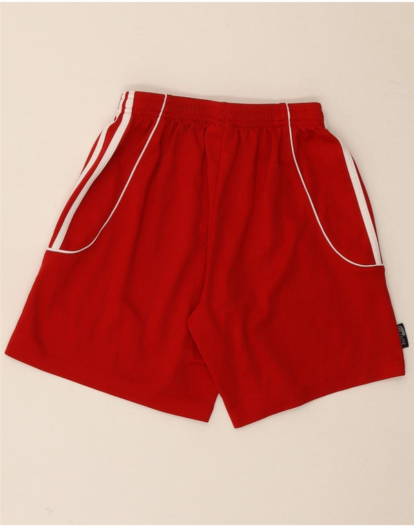 Shorts esportivos Adidas Boys Climalite 9-10 anos XS vermelho poliéster