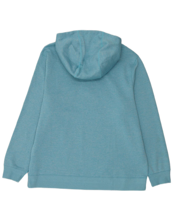 Jumper com capuz Nike masculino com zíper e gola XL azul poliéster