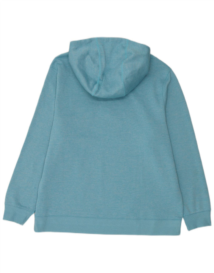 Jumper com capuz Nike masculino com zíper e gola XL azul poliéster