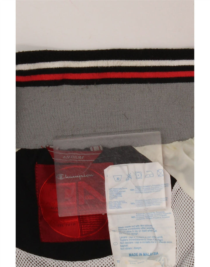 CHAMPION Mens Treino Top Jaqueta Poliéster Cinza Médio