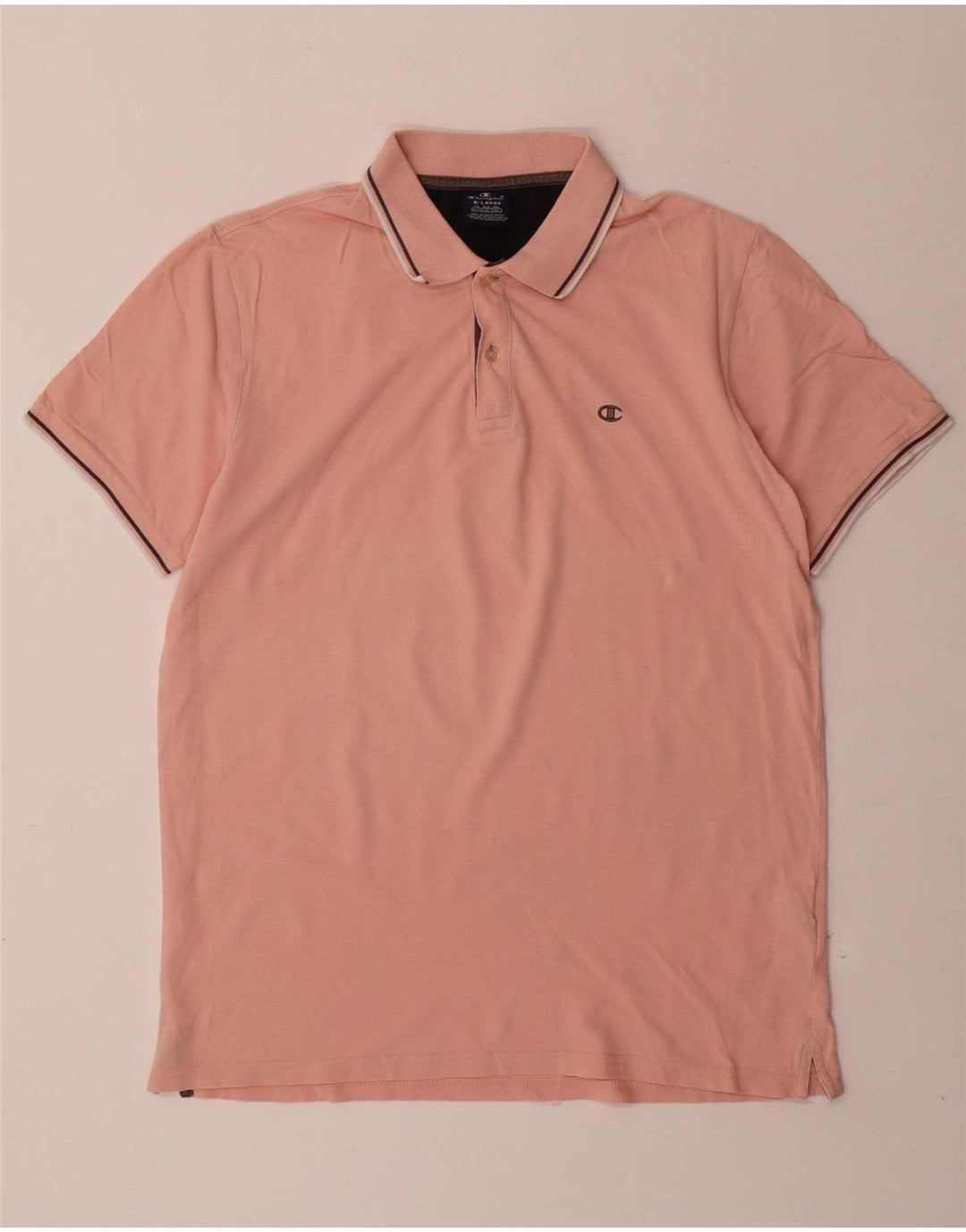 Camisa polo masculina CHAMPION XL algodão rosa