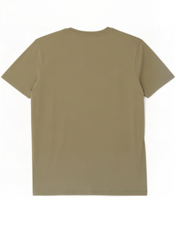 Camiseta masculina Jack & Jones Top médio algodão cáqui
