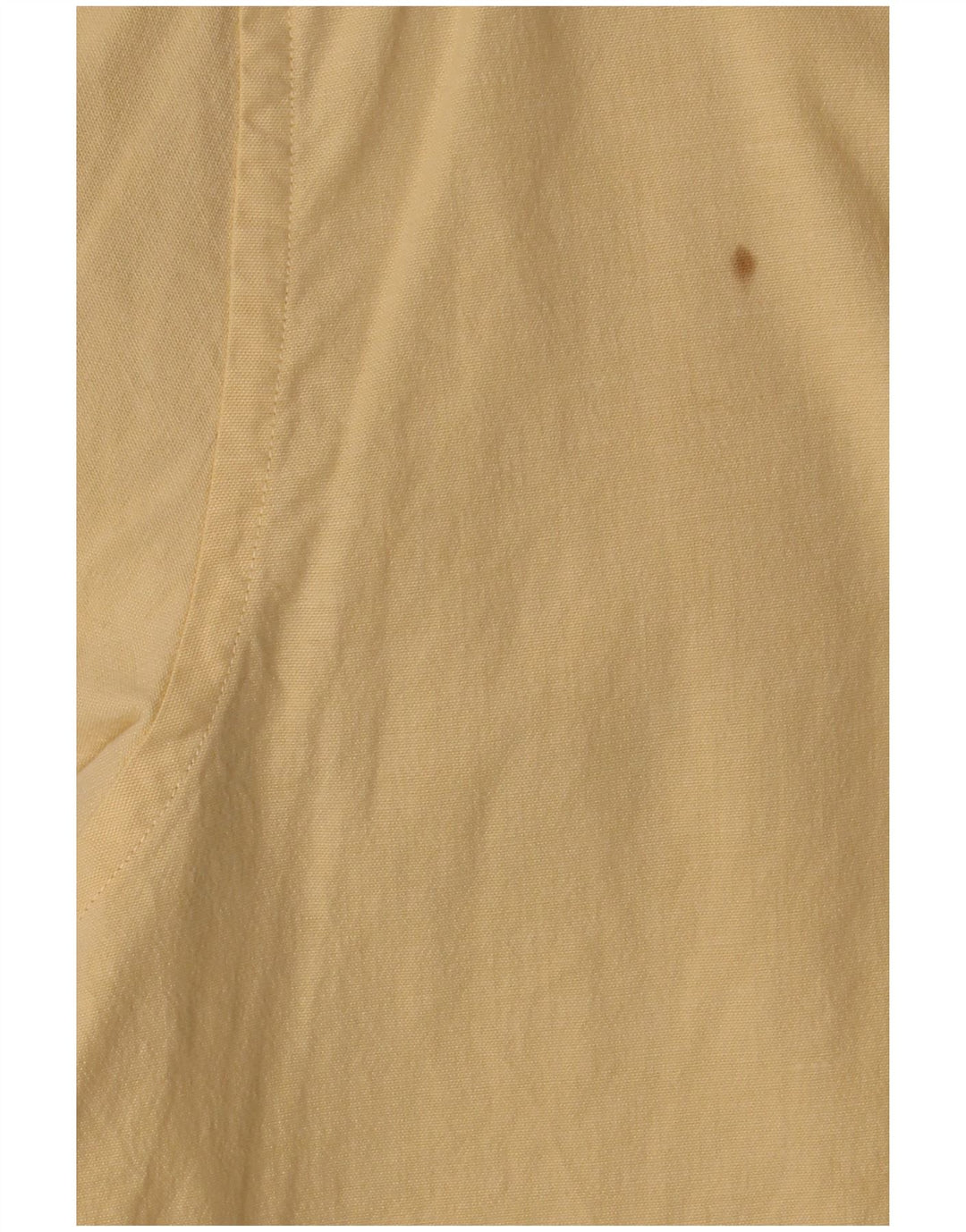Camisa masculina de manga curta Eddie Bauer algodão amarelo médio