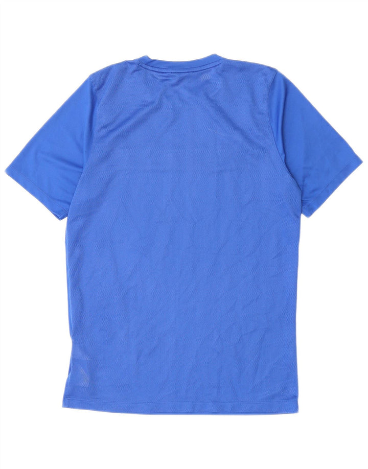 Camiseta masculina NIKE Dri Fit Top médio azul poliéster