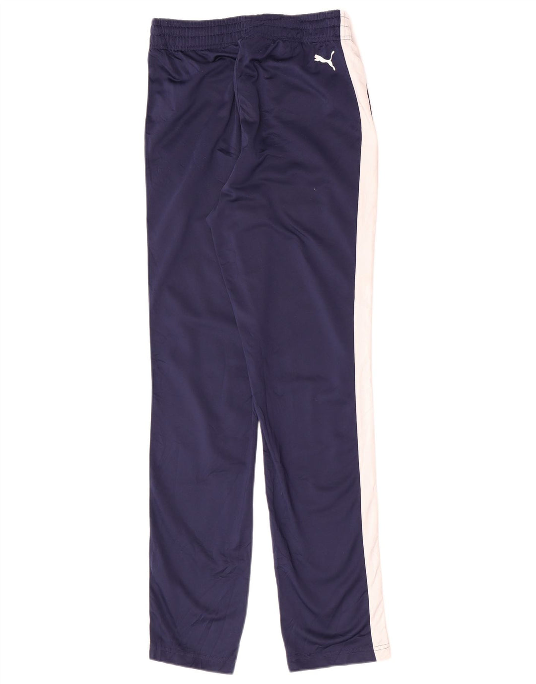 Calça de treino masculina Puma pequena azul marinho colorblock