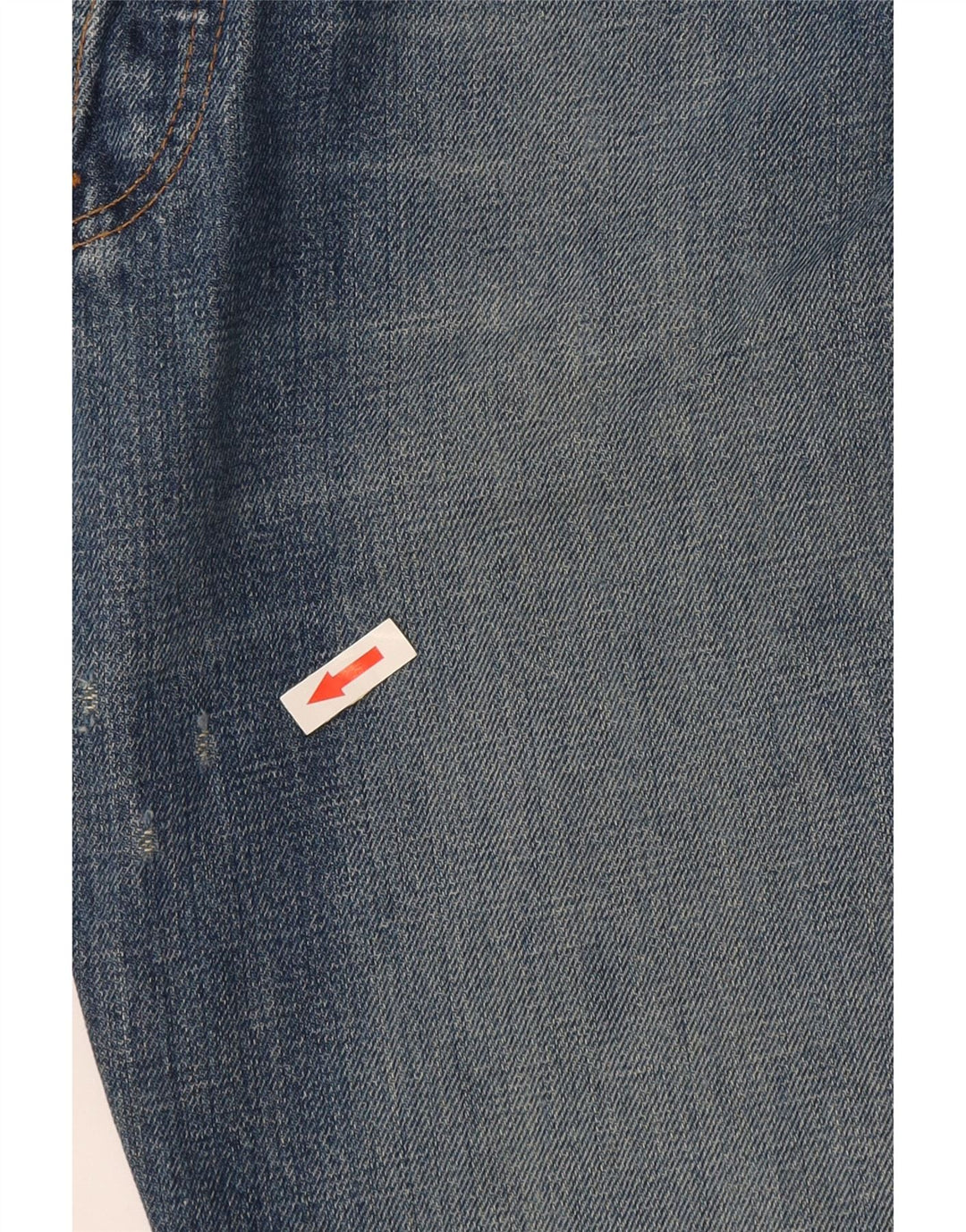Calça Jeans Levis Masculina 501 Distressed Straight W27 L32 Azul Algodão
