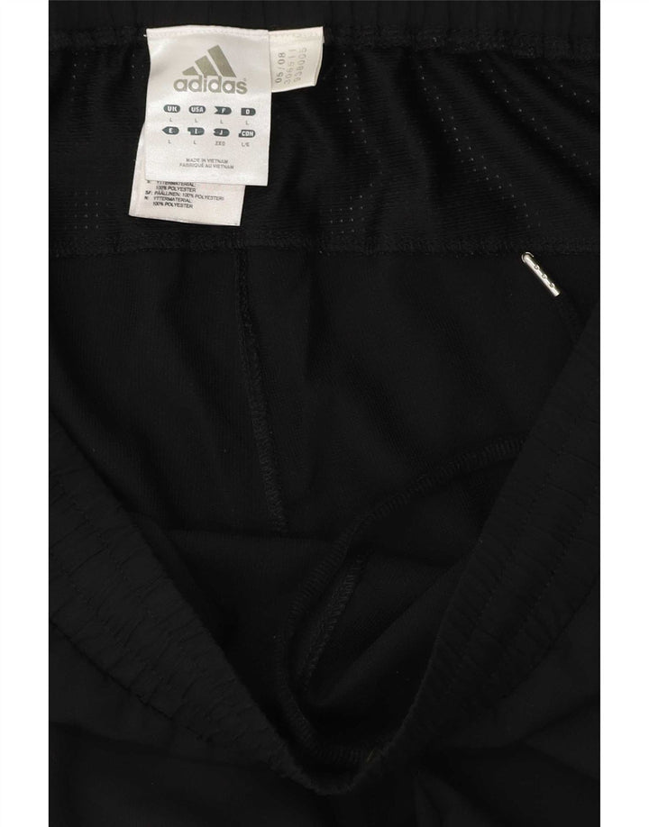 Adidas masculino climacool calças de treino joggers grande poliéster preto