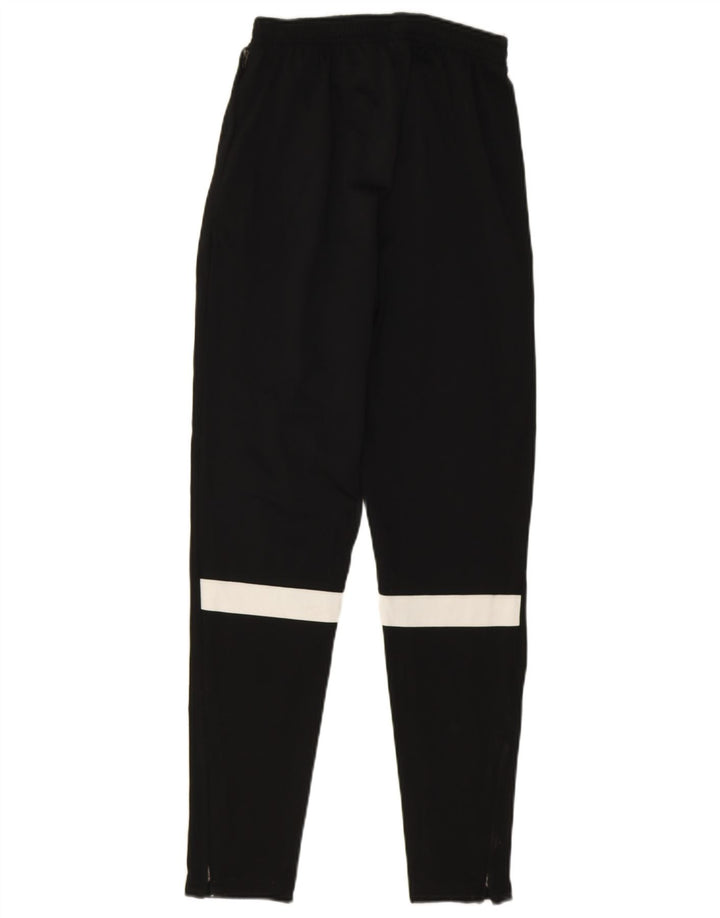 Calça de treino masculina Nike Dri Fit pequena preta colorblock poliéster