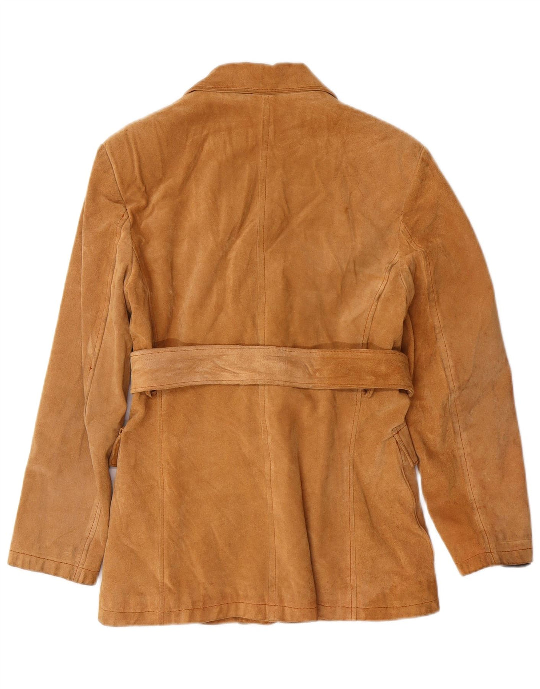 Jaqueta feminina de camurça PIAZZA ITALIA IT 42 couro bege médio