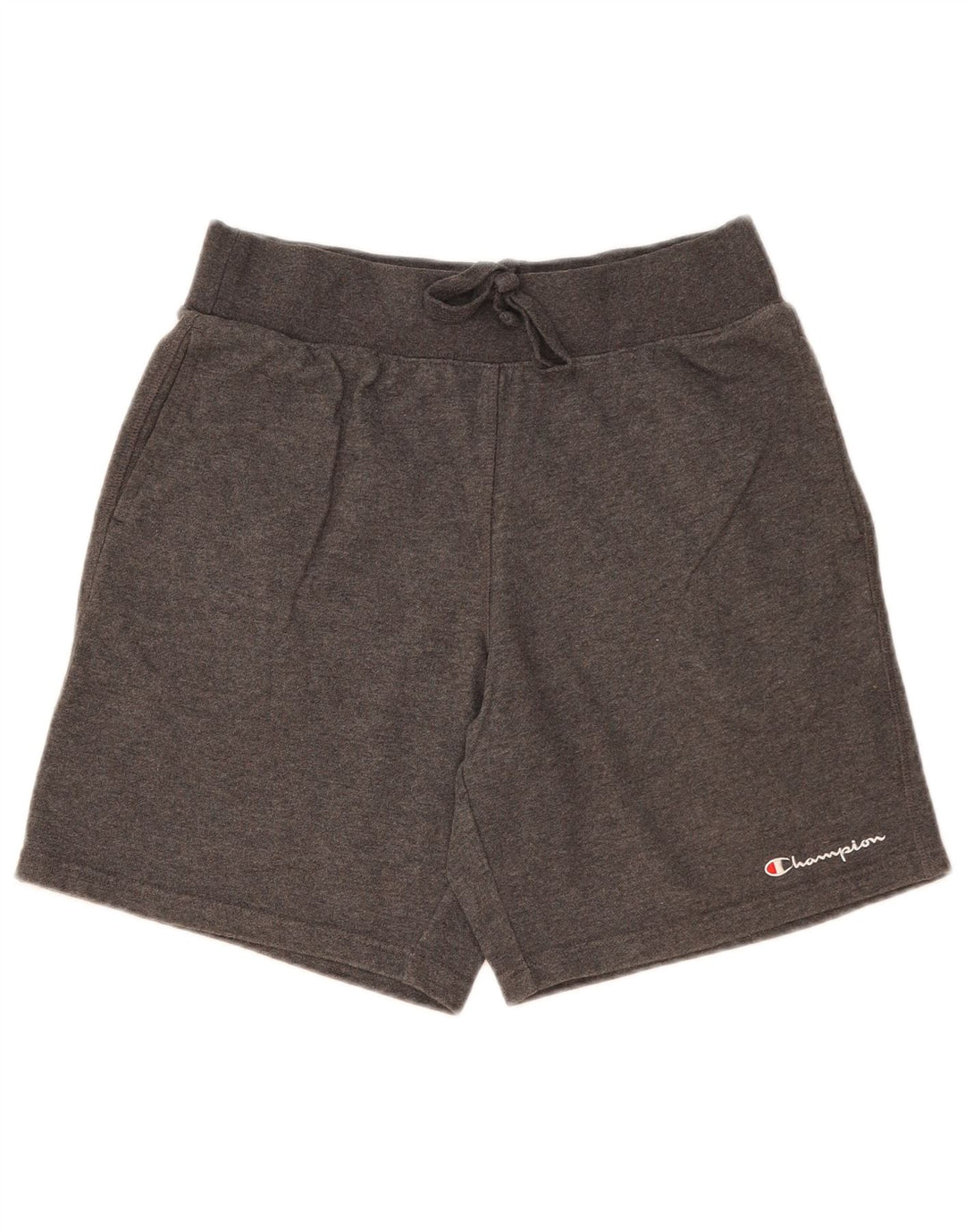 Shorts esportivos masculinos Champion algodão cinza médio