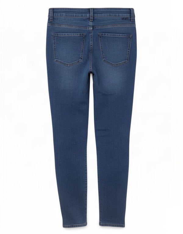Calça Jeans Marks & Spencer Feminina The Ivy Skinny UK 14 Grande W34 L29 Azul Algodão