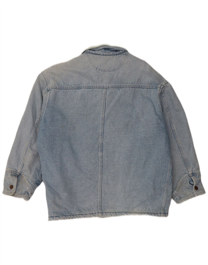 Jaqueta jeans masculina uniforme Sherpa UK 42 XL azul