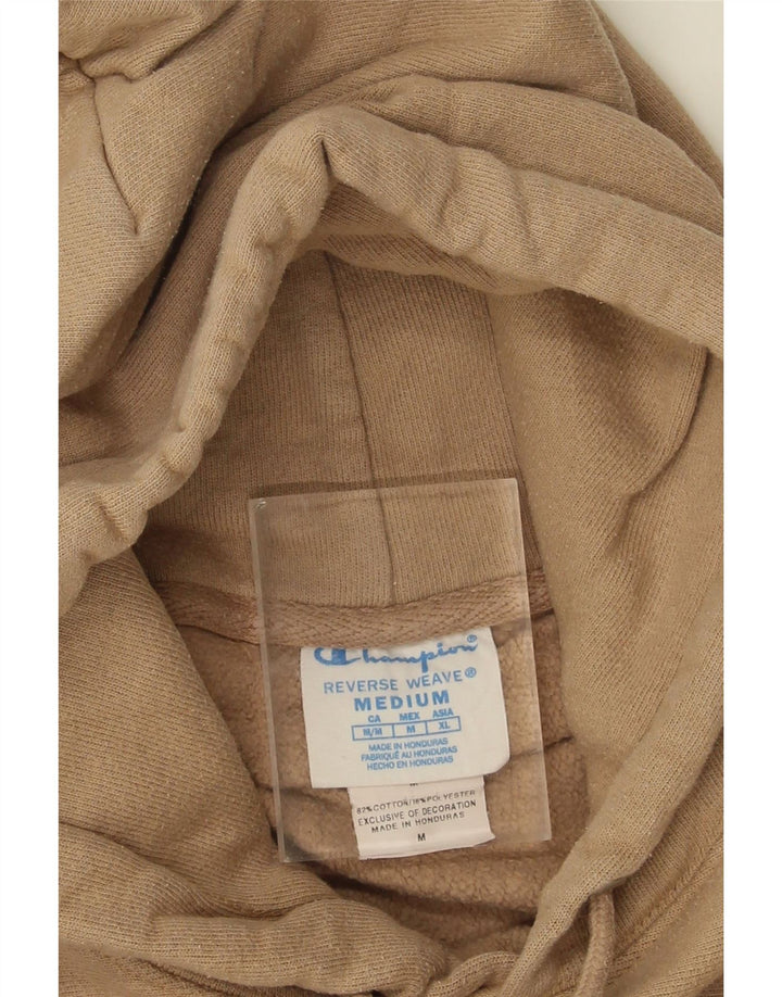 Jumper masculino Champion Reverse Weave com capuz de algodão bege médio