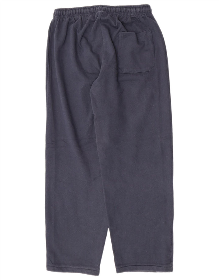 Sergio Tacchini Calça de treino masculina de algodão azul marinho médio