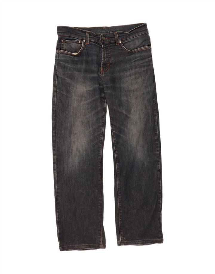 Jeans retos masculinos TRUSSARDI W31 L27 algodão azul