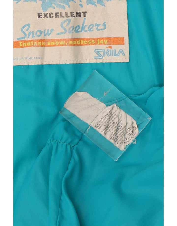Casaco acolchoado grande feminino Skila EU 38 poliamida azul médio