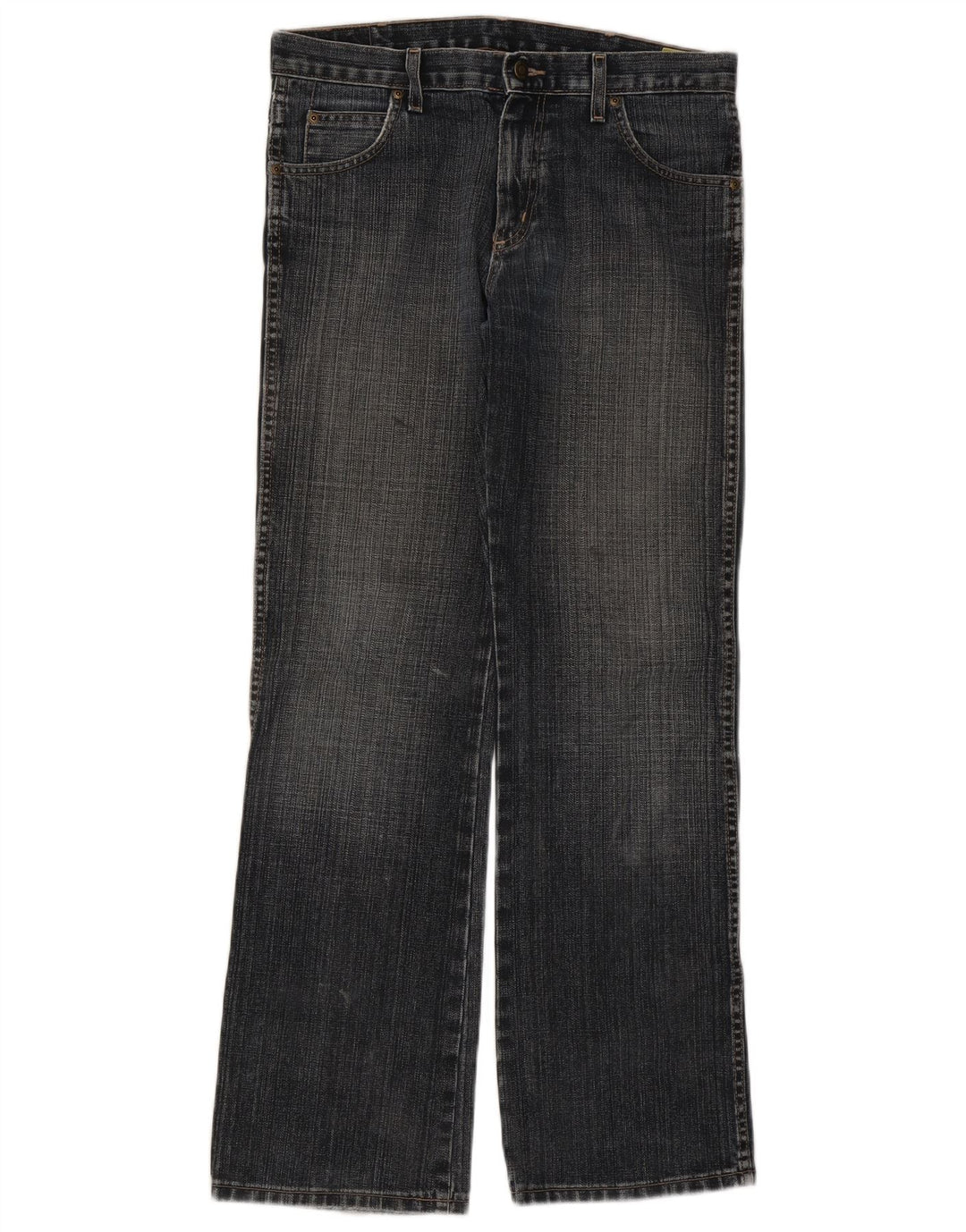 Wrangler Mens Bootcut Jeans W31 L32 Azul Marinho Algodão