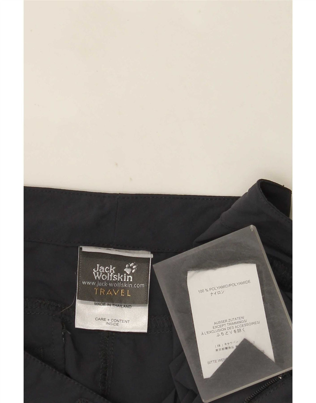 Skort feminino Jack Wolfskin UK 10/12 médio W30 azul marinho poliamida