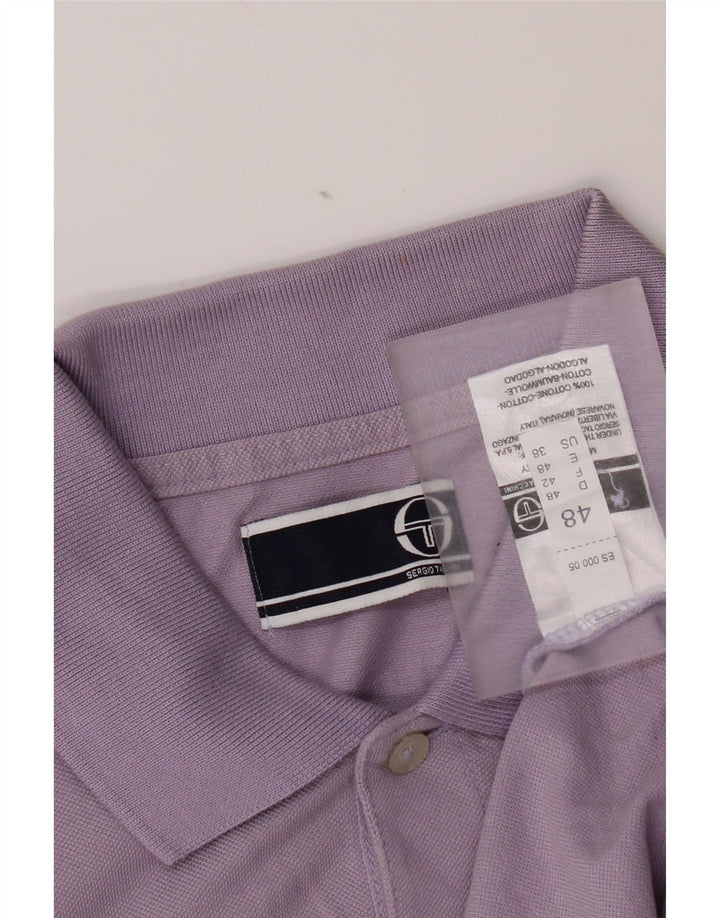 Camisa polo masculina Sergio Tacchini IT 48 algodão roxo médio