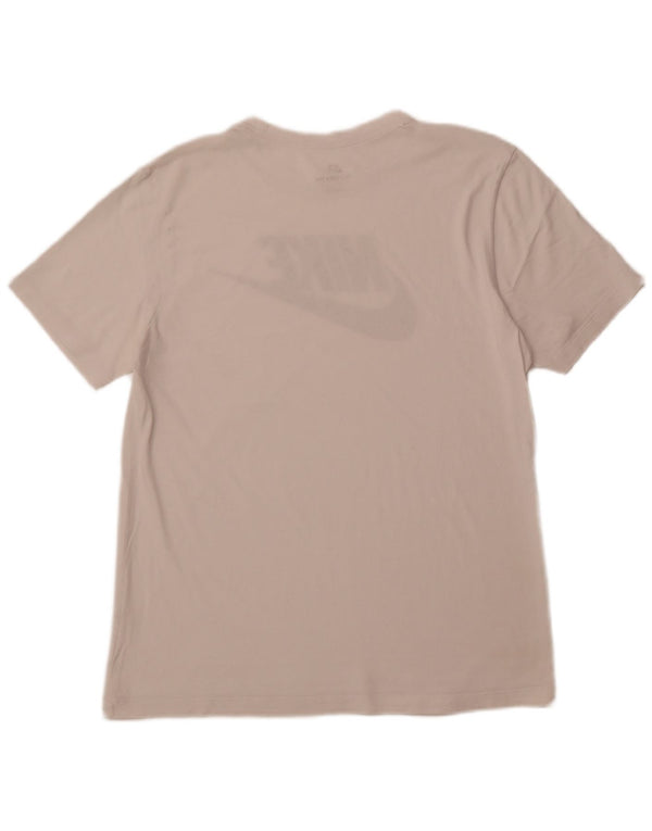 Camiseta gráfica masculina NIKE Top grande branco