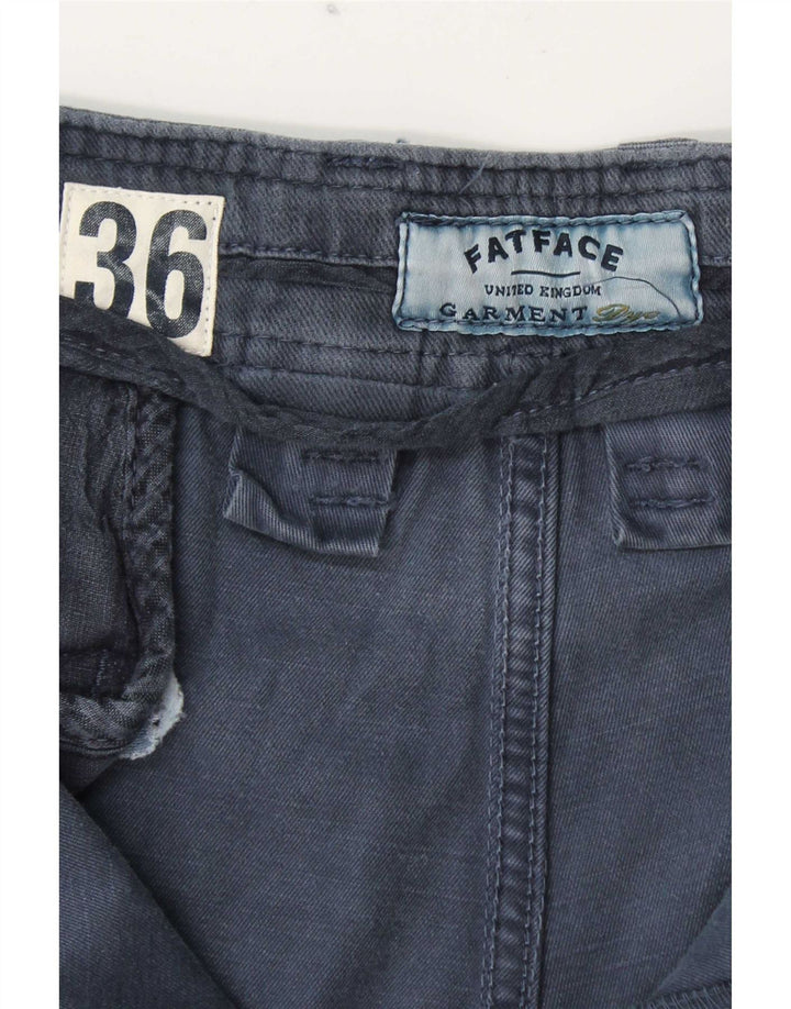 Shorts Chino Masculino Fat Face W36 Grande Algodão Azul Marinho