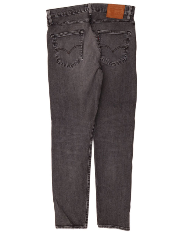 Calça jeans masculina Levi's 512 Slim Fit Tapered W34 L32 cinza algodão