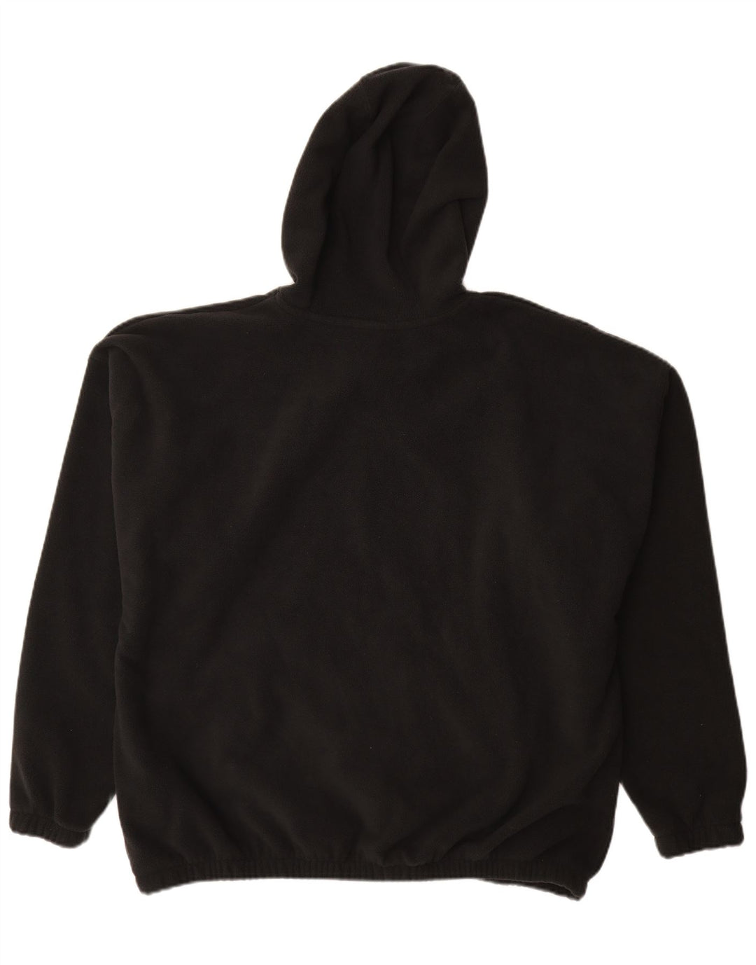 Jumper de lã com capuz masculino Nike grande poliéster preto