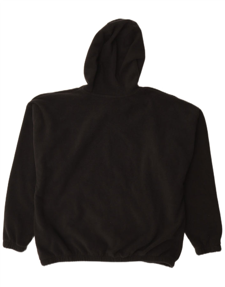 Jumper de lã com capuz masculino Nike grande poliéster preto