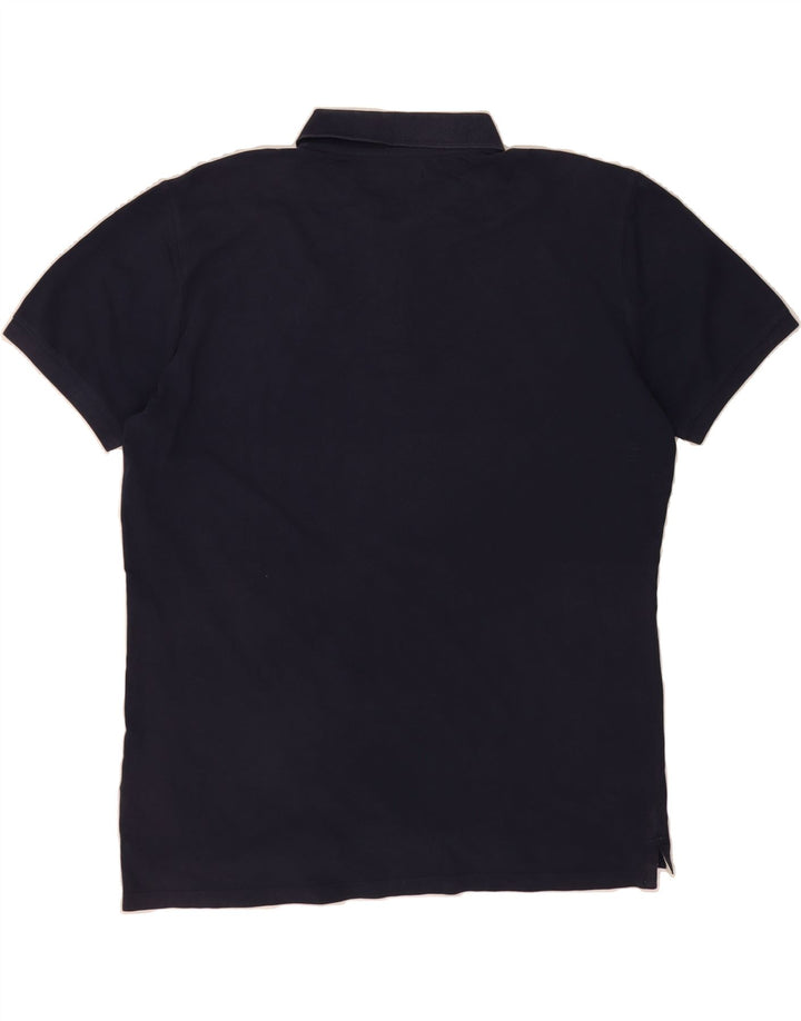 DIADORA Mens Polo Shirt 3XL Navy Blue Cotton Vintage Diadora and Second-Hand Diadora from Messina Hembry 