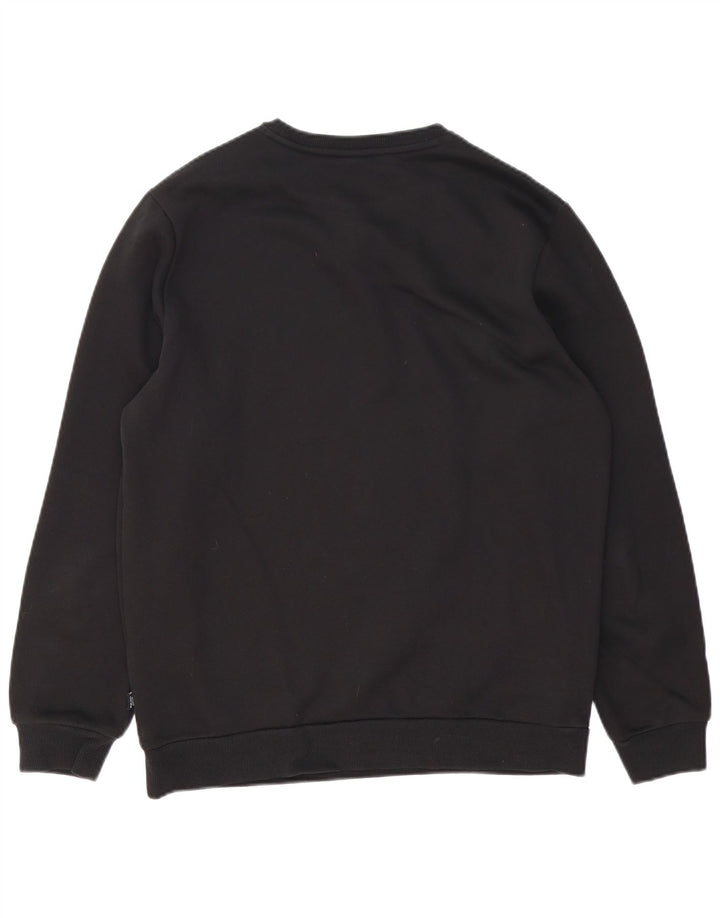 PUMA Mens Moletom Jumper Médio Algodão Preto