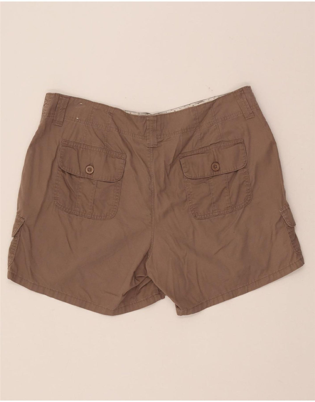 Shorts cargo feminino LEE US 16 2XL W37 algodão marrom