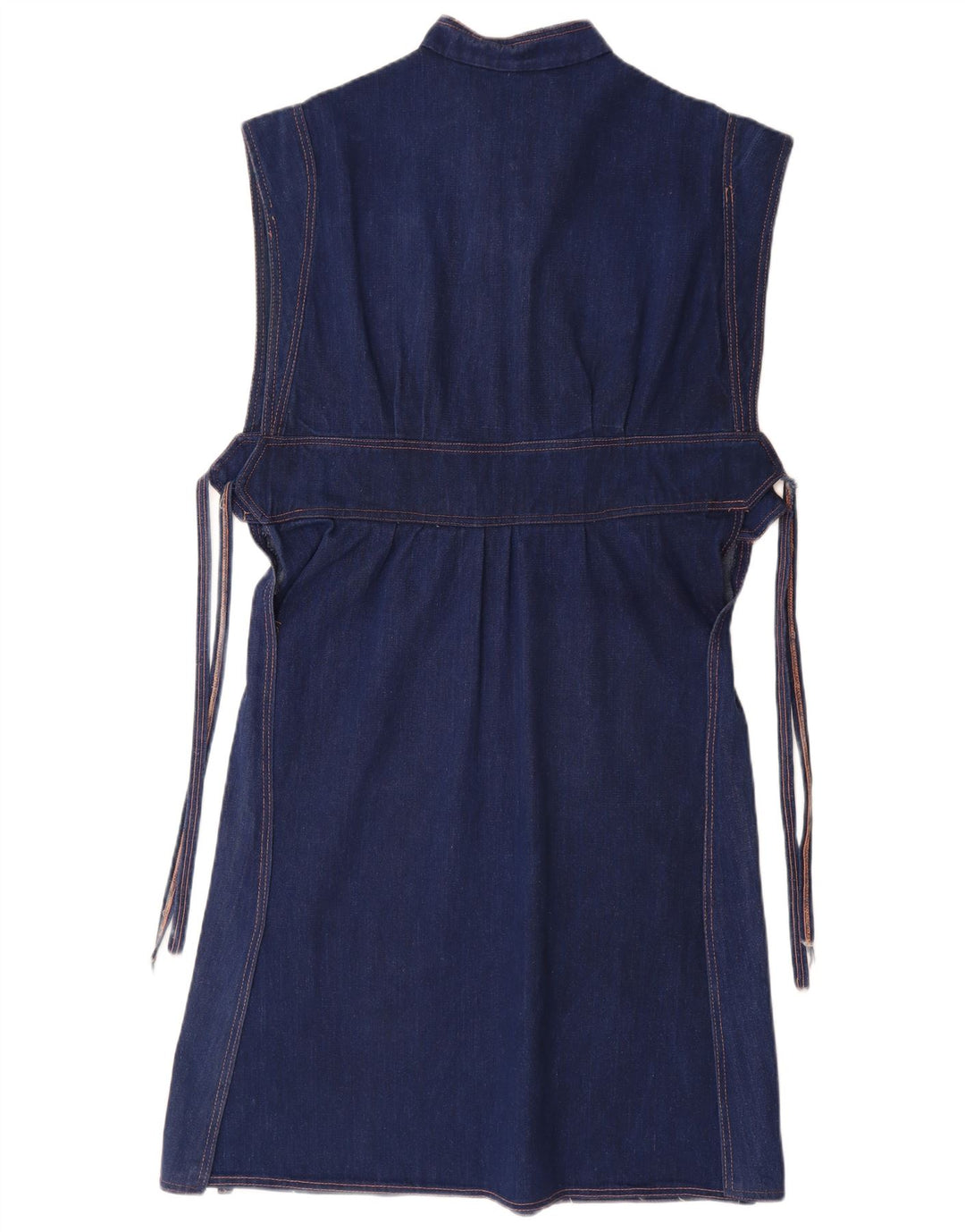 Vestido jeans feminino VINTAGE UK 14 azul médio