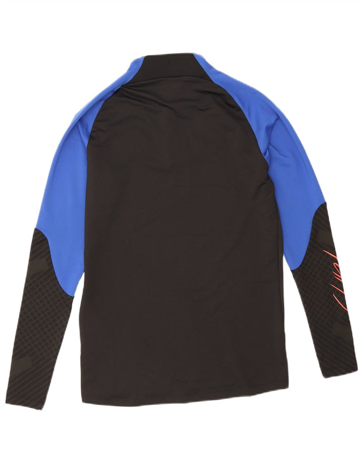 Top gráfico Jordan masculino Slim Fit manga comprida pequeno preto