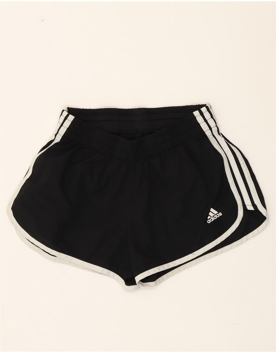 Shorts esportivos femininos Adidas UK 4 XS preto poliéster
