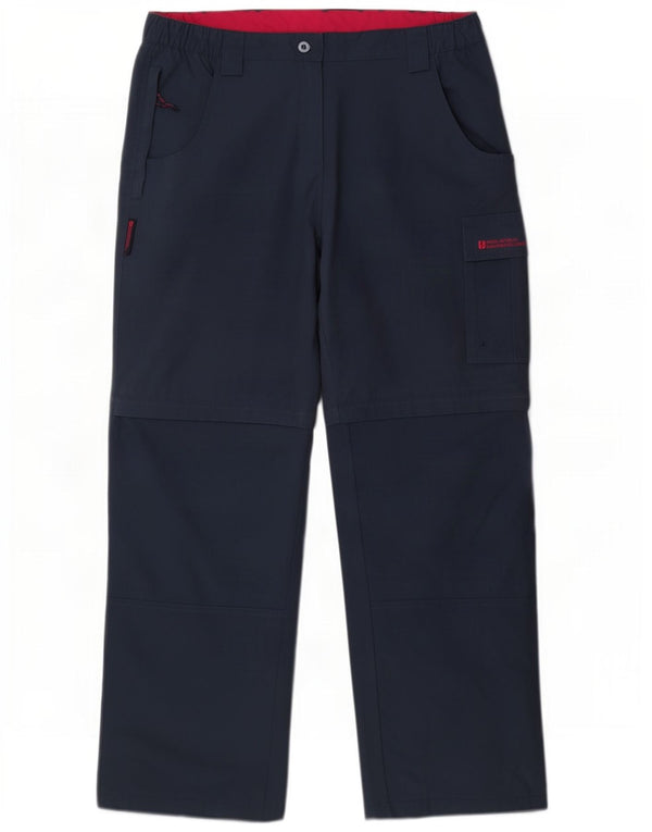 Calças cargo femininas Mountain Warehouse UK 14 Grande W34 L29 Azul marinho