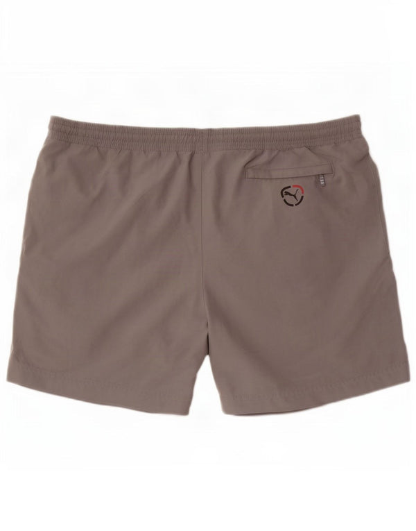 Shorts de natação masculino Puma grande cinza