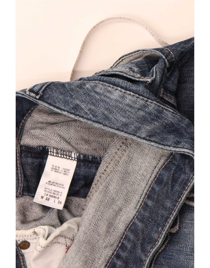 Guess Jeans Slim Feminino W30 L30 Azul Algodão