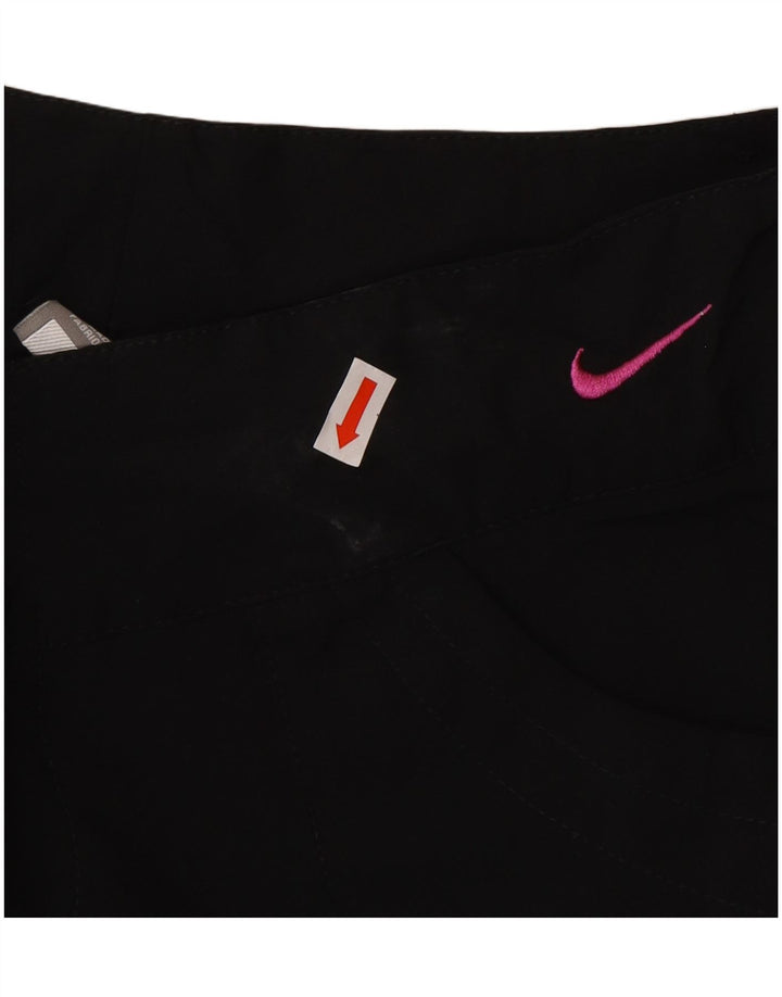 Calça capri feminina Nike US 4/6 pequena W30 L21 preta poliéster esportiva