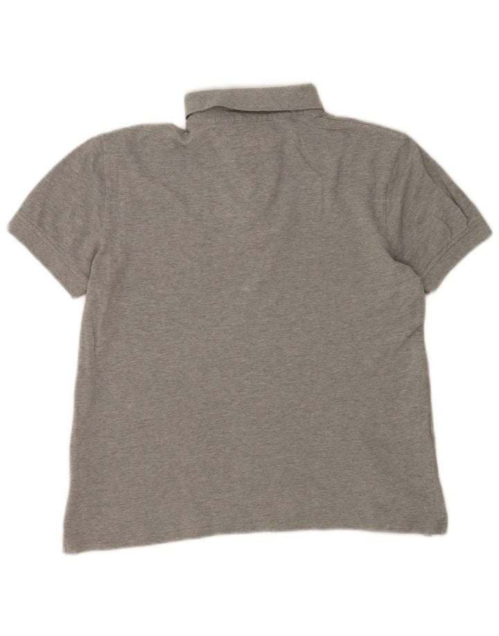 Camisa polo masculina Tommy Hilfiger algodão cinza médio