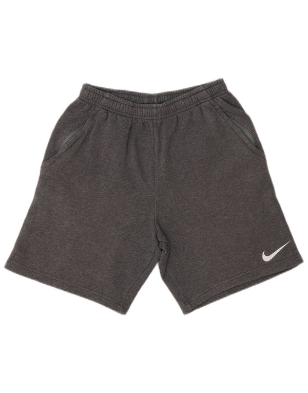 Shorts esportivos masculinos NIKE pequenos cinza