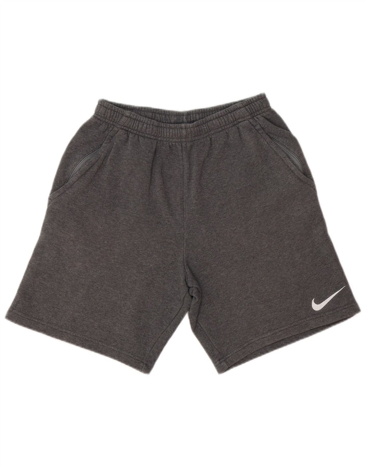 Shorts esportivos masculinos NIKE pequenos cinza
