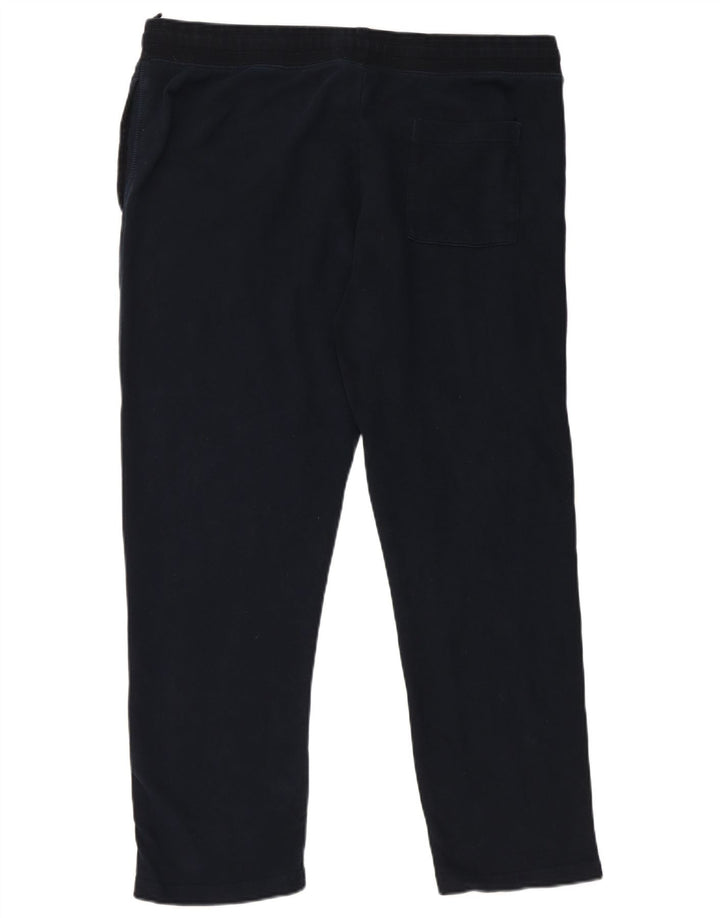 Calça de treino masculina Marks & Spencer XL azul marinho algodão