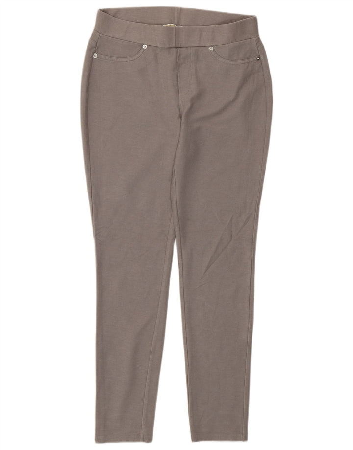 Leggings femininos MICHAEL KORS UK 14 algodão cinza médio