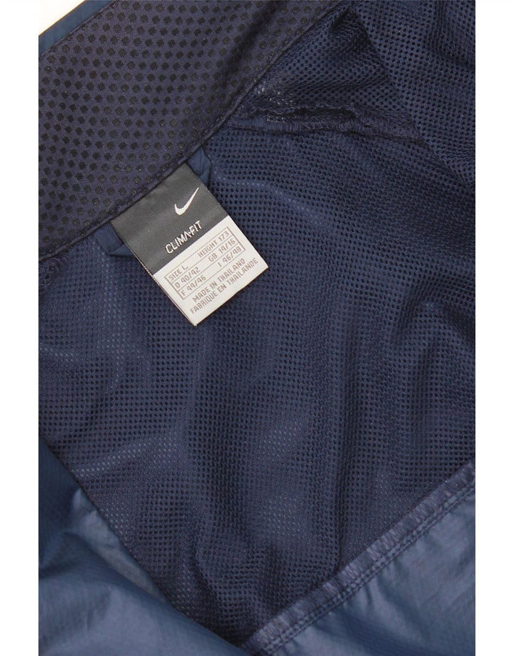 Nike Womens Tracksuit Top Jacket UK 14/16 Grande Azul Marinho