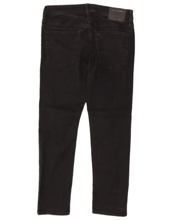 Jeans masculinos Jack & Jones Slim W32 L30 algodão preto