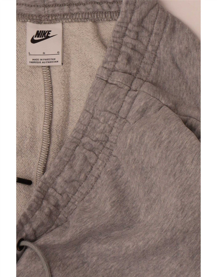 Calça de treino masculina Nike joggers grande cinza manchado