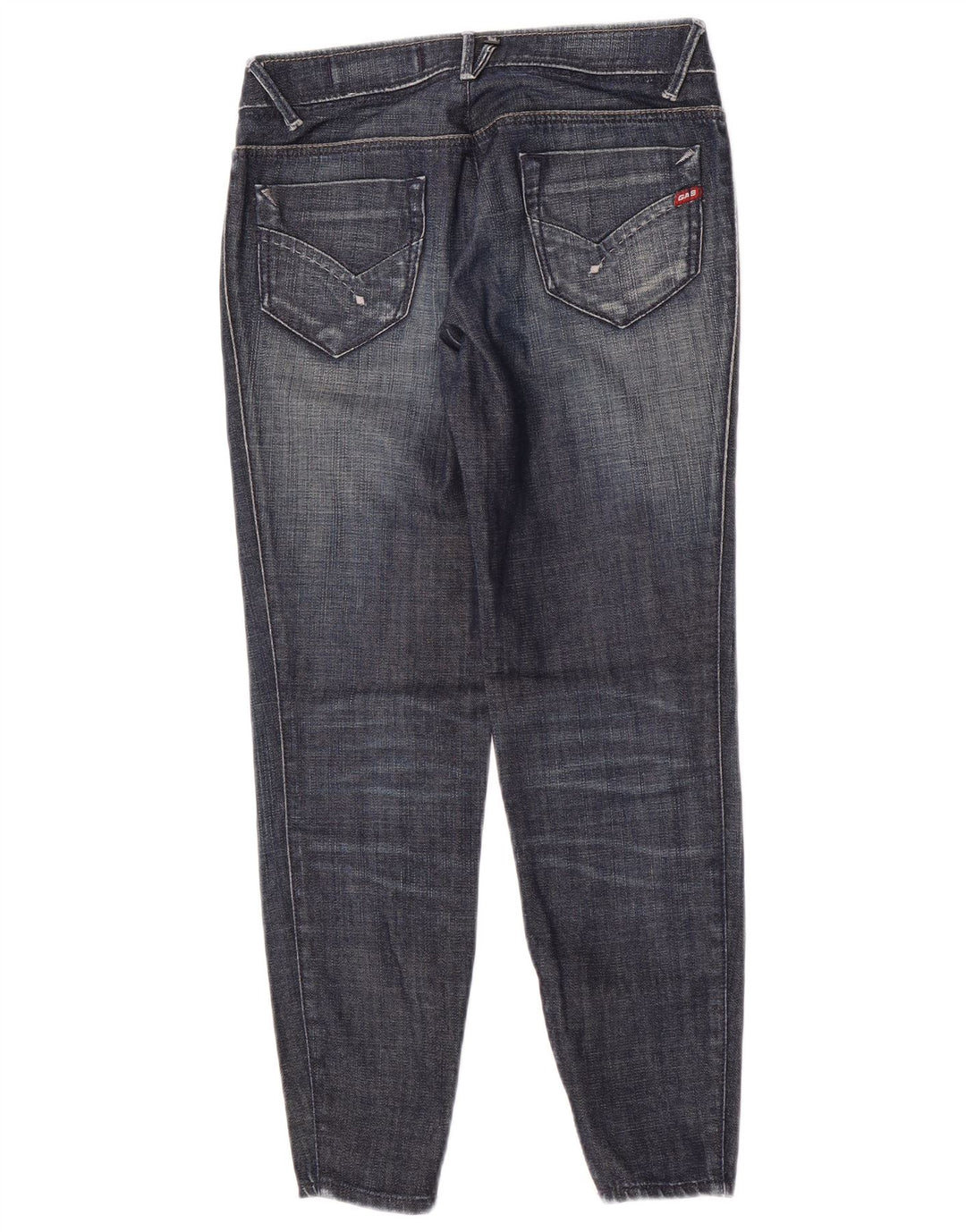 Gas Womens Slim Jeans W27 L26 Azul Algodão