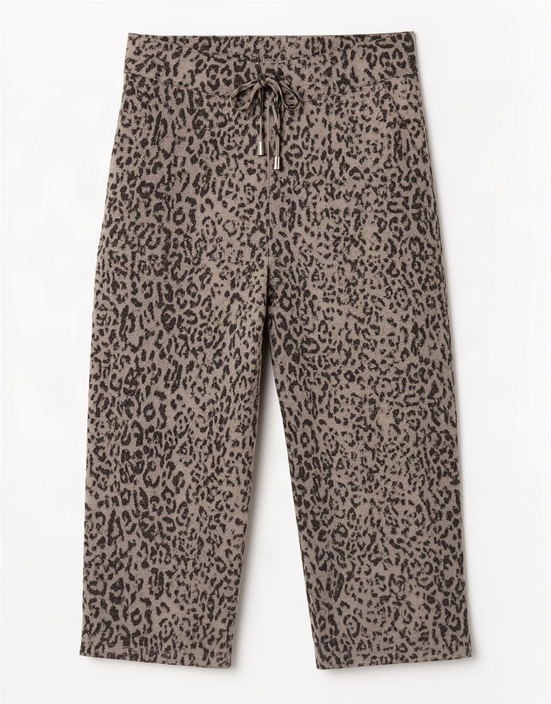Calças cortadas femininas Marks & Spencer Reino Unido 10 pequenas W28 L23 cinza