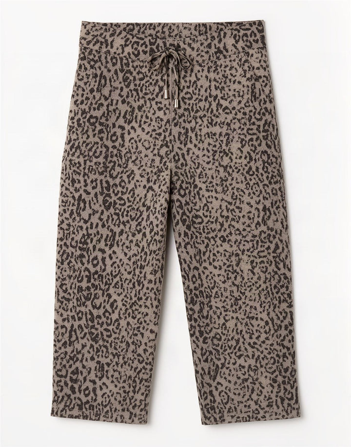 Calças cortadas femininas Marks & Spencer Reino Unido 10 pequenas W28 L23 cinza